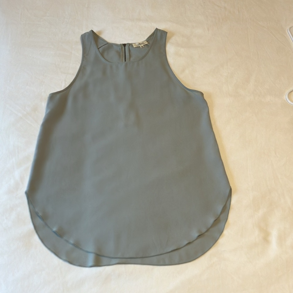 Aritzia Wilfred Sevres Seafoam Blouse
